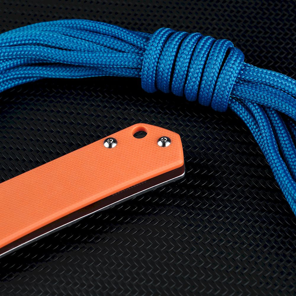 Ніж складаний туристичний Ruike P801-J, (8.6 см) 14C28N /  G10 помаранчевий Київ - фото 14