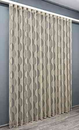 Тюль VR-Textil 1999т Жакард Бежевий 400х270 см (42-1016) Київ