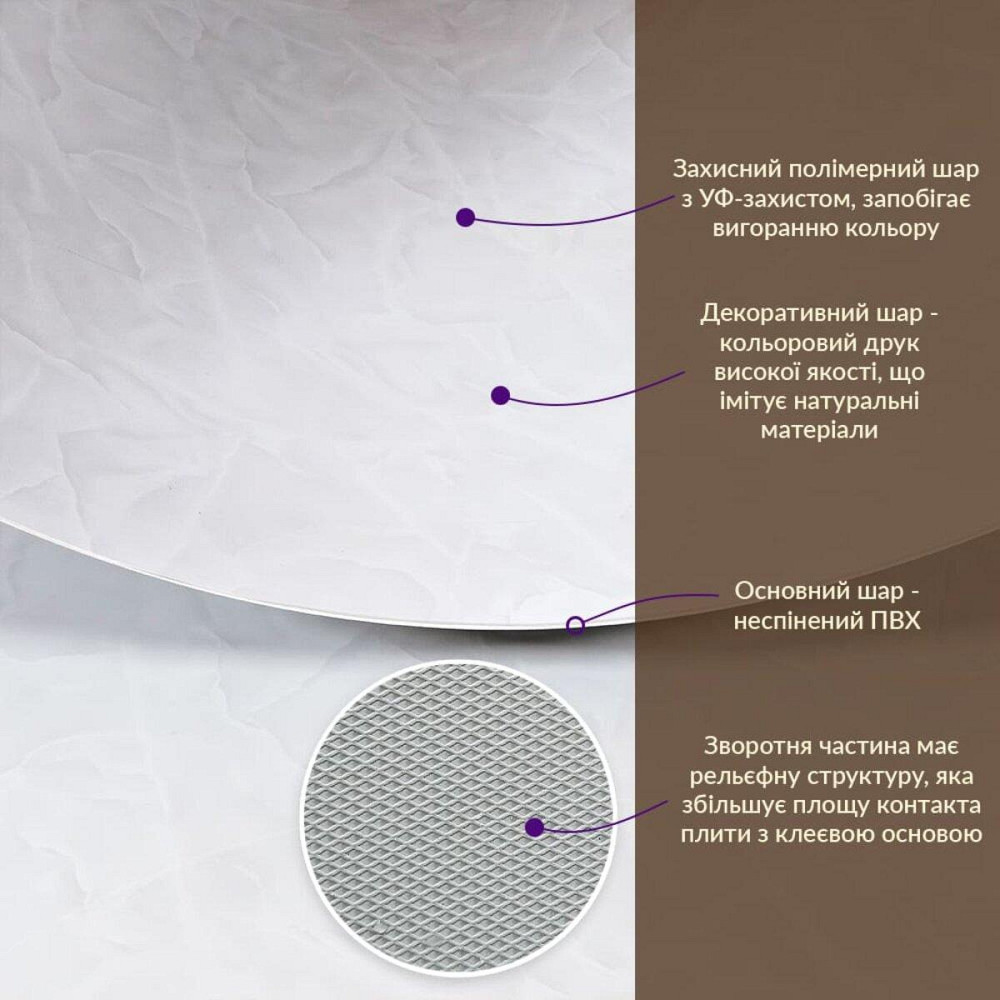 Декоративная ПВХ плита 1,22м х 2,44м х 3мм SW-00002596 Днепр - изображение 3