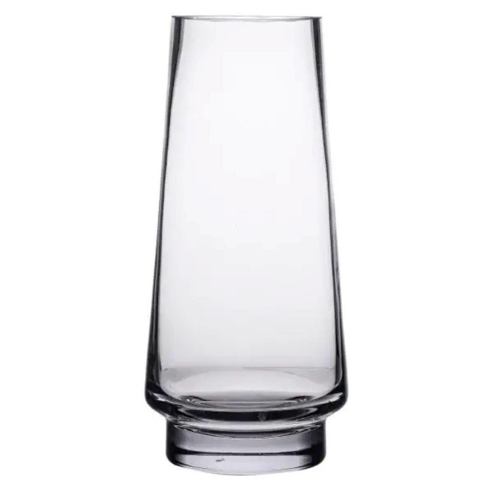 Стеклянная ваза для цветов 30 см, прозрачная Киев - изображение 1