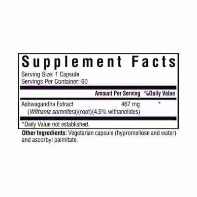 Трави Seeking Health Екстракт ашваганди, 467 мг, Ashwagandha Extract, 60 капсул (SKH-52014) Вінниця