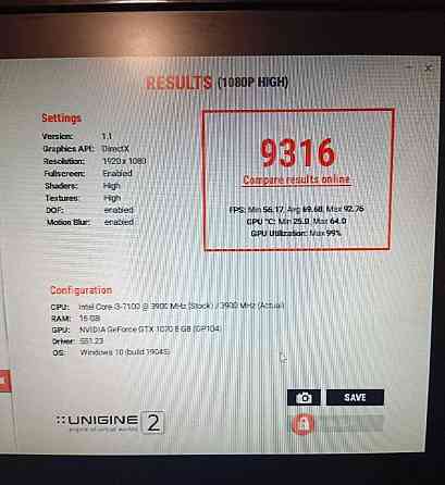Видеокарта GeForce GTX 1070 8Gb. Palit Game Rock. Киев