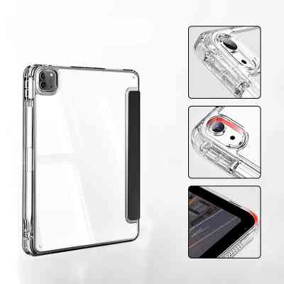 Чехол для планшета Armorstandart Ultra Slim Origami Transparent Apple iPad Pro 12.9 2020/2021/2022 Black (711694) Винница