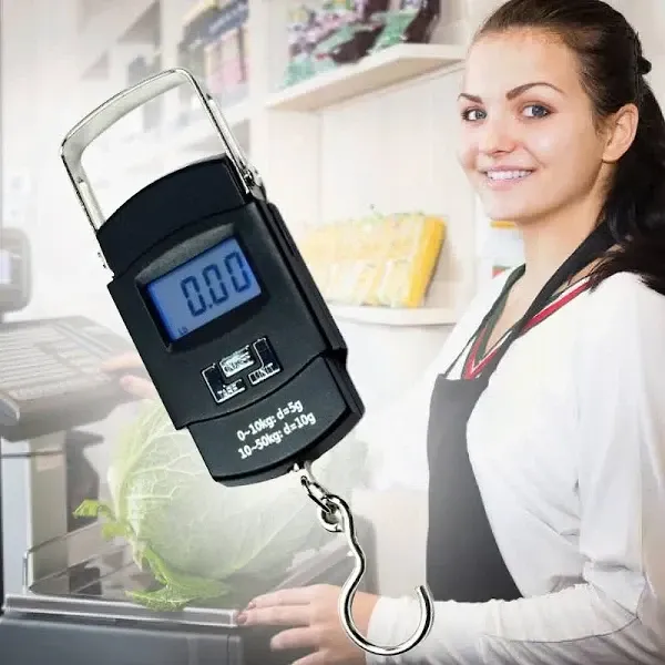 Кантер електронні ваги WH A08 MX-501/WH-A08 на батарейках 50кг Одеса - фото 2