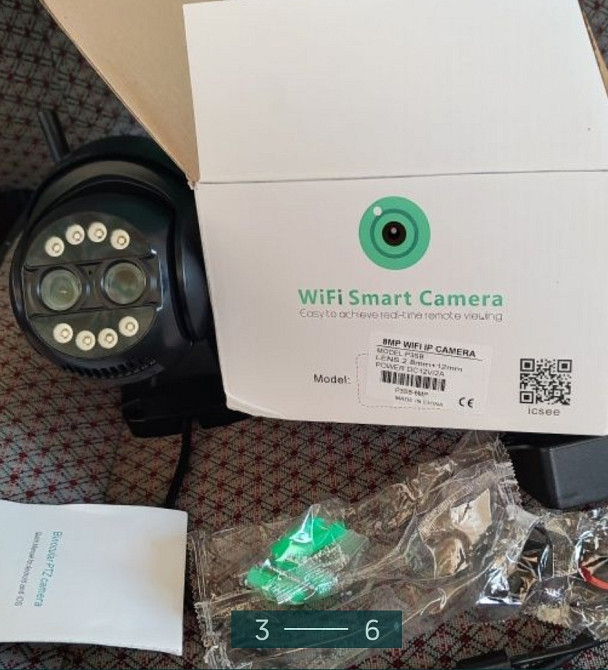 Поворотная Камера: ICSSE IP Wi-Fi 8мп.Две Линзы 8хZOOM Киев - изображение 3