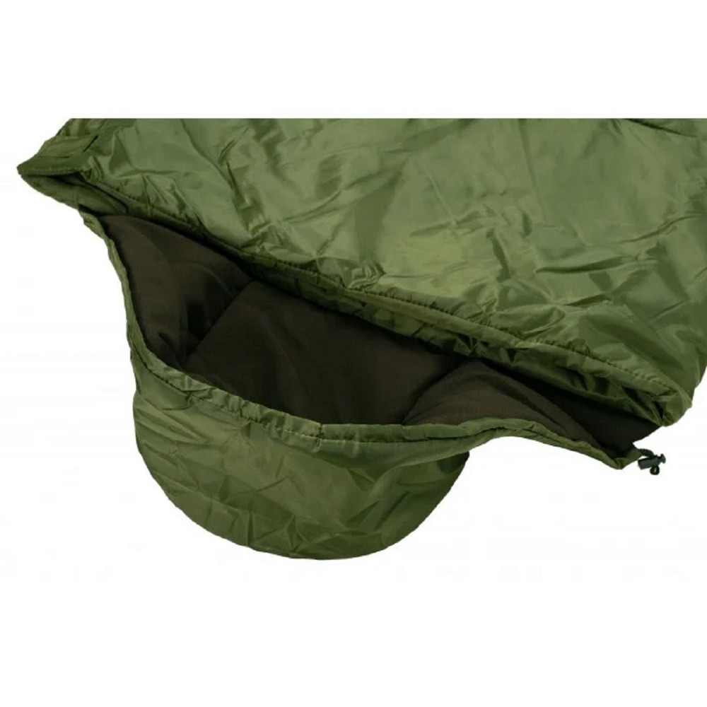 Спальный мешок одеяло с капюшоном Average зеленый 200г/м2, 220х75см, t от +5 до +20 Киев - изображение 5
