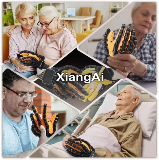 Роботизована рукавичка XiangAi Pro для реабілітації руки, 4 режими, 8 рівнів, права рука, розмір L Київ - фото 6