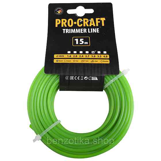 Волосінь круг Procraft 3мм 15м Киев