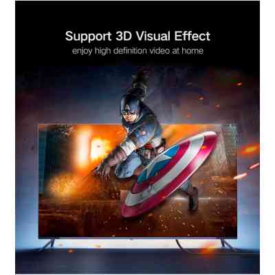 Кабель мультимедийный HDMI M to HDMI M 10.0m HD104 black Ugreen (10110) Винница