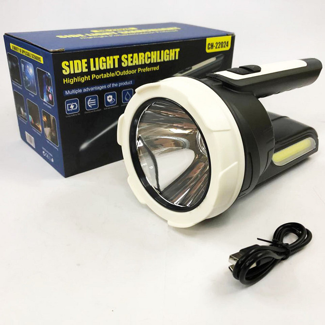 Кемпінговий ліхтар 5W+COB переносний LED світильник з акумулятором, USB‑C зарядкою і 4 режимами Київ - фото 2