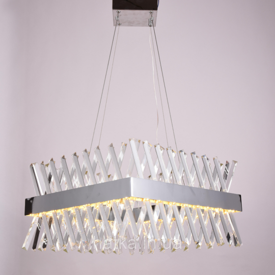 Люстра кришталева підвісна Sirius Ш 5011/500*500 CR Київ
