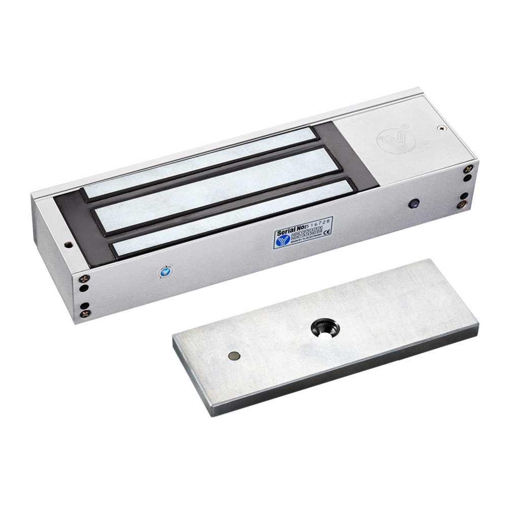 Електромагнітний замок YM-750T(LED) з датчиком стану дверей для системи контролю доступу Київ - фото 1