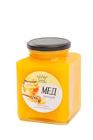 1 литр меда подсолнечного с собственной пасеки, в стеклянной банке. Одесса