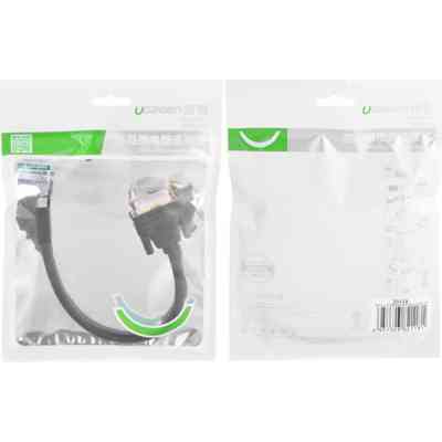 Переходник DVI M to HDMI F 0.22m black Ugreen (20118) Винница
