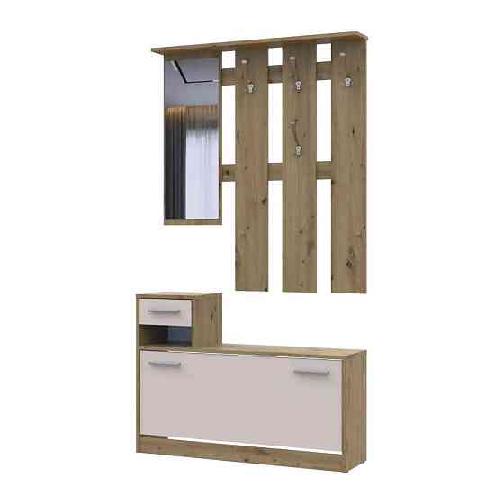 Прихожая с зеркалом Doros Alice Дуб Эвок/Кашемир 100х25х182.9 DRS-011755 (44900360) Днепр