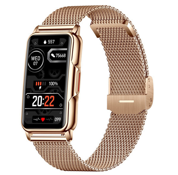 Умные смарт часы Smart Mioband Nano+ Gold (2 ремешка) Киев - изображение 13