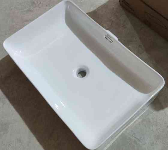Раковина накладна Mixxus Premium QUADRO-0209 600х370х140mm з переливом   ( MP6522 ) 20971 Харків