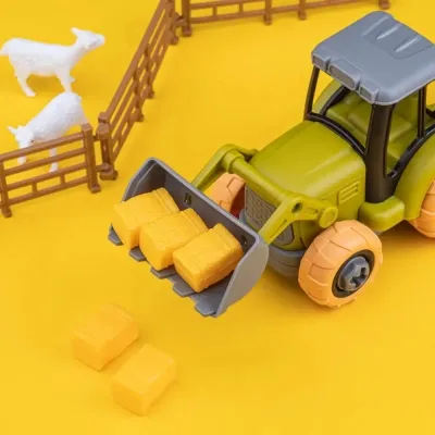Ігровий набір Otamanko Веселий хутір (трактор із причепом, фермер із вівцями та курми) (8807) Вінниця