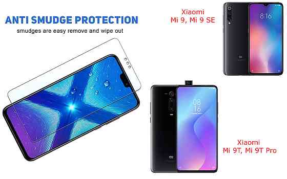 Защитное стекло NeoGlass для Xiaomi Mi 9, Mi 9 SE, Mi 9T, Mi 9T Pro – ультрапрозрачное и устойчивое Киев