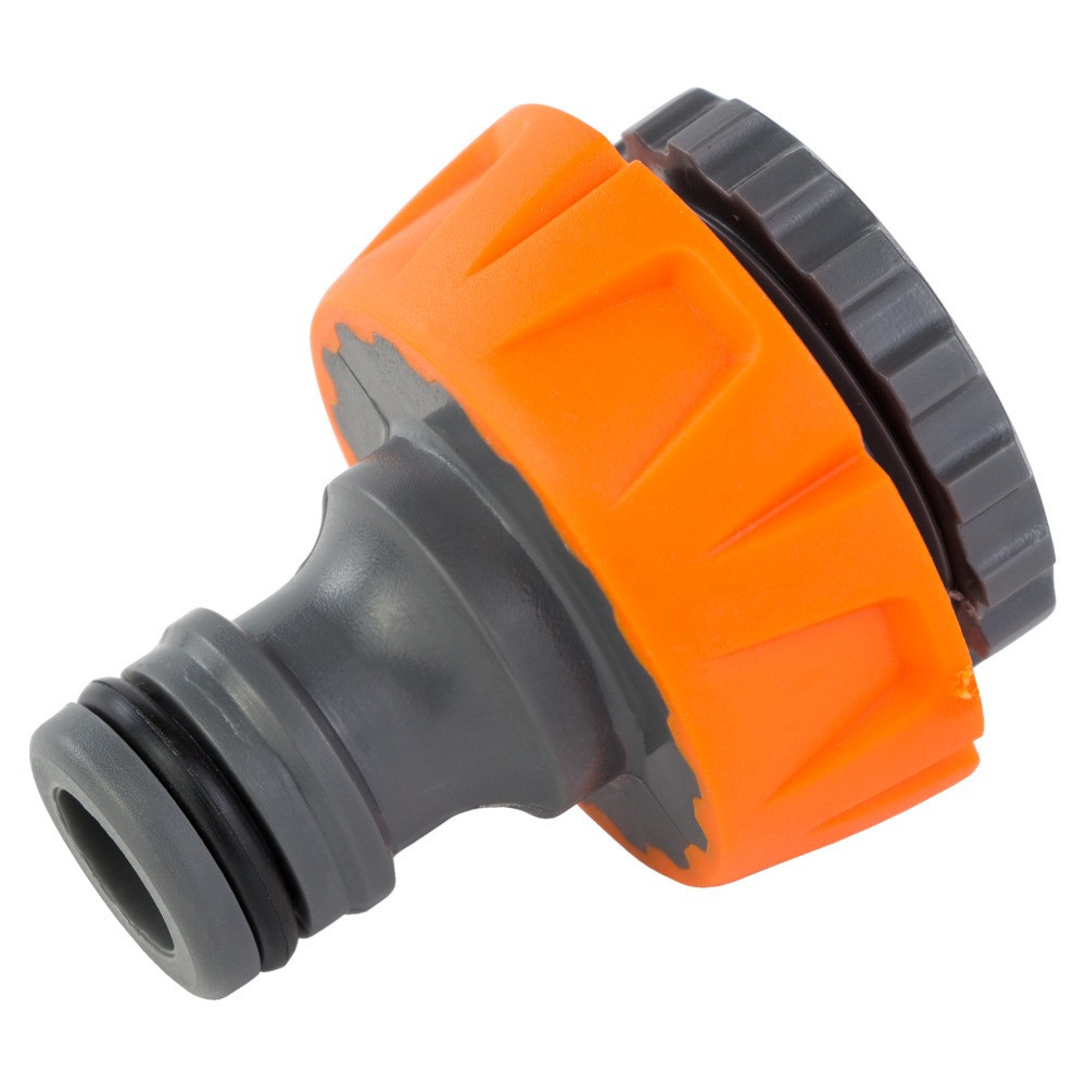 Адаптер для конектора 1⁄2" універсальний у/р 1⁄2"× 3⁄4" (ABS+TPR) FLORA (5015834) Київ - фото 2