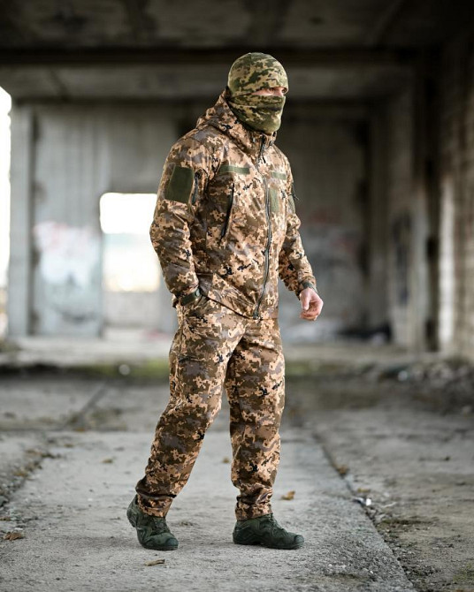 Тактический костюм Softshell 5в1 LUNAR пиксель  ТР6410 Одесса - изображение 4