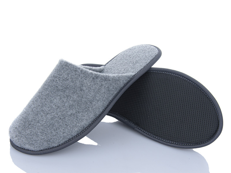 Капці жіночі закриті повсть однотонні сірі Одеса - фото 4