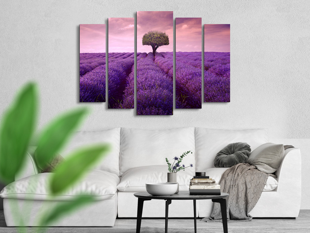 Модульна картина у вітальню / спальню Поле Лаванди Art-360_5 ( 80х118см ) Київ - фото 3