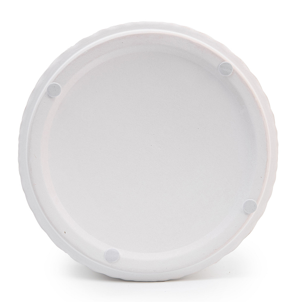 elemi Кашпо для квітів керамічне elemi "Листок" (білий) 19" круглий 4,5 л Коломыя - изображение 5