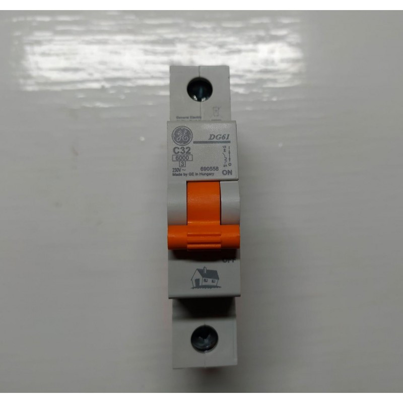 Автоматичний вимикач DG41C32 C32 1p General Electric Луцк - изображение 1