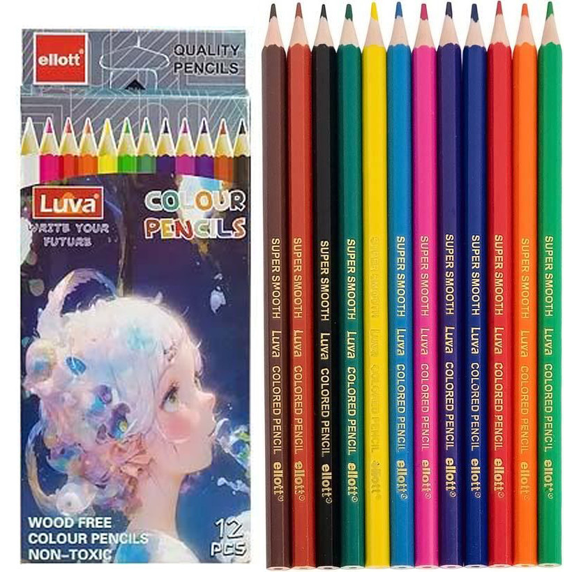 Олівці для малювання "Luva Ellott" CQ1003-12 Вінниця - фото 1