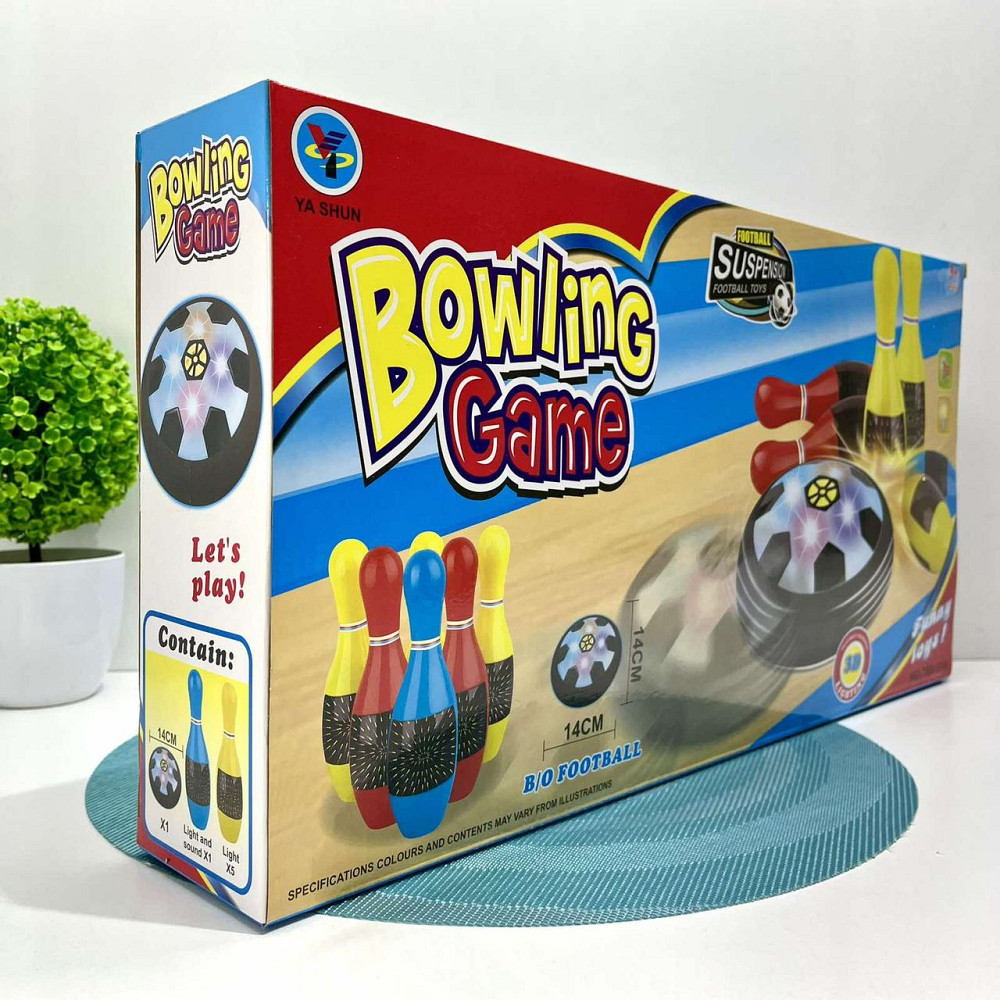 Ігровий набір для боулінгу кеглі 6шт аером'яч звук світло (MR 1378) Чернигов - изображение 5