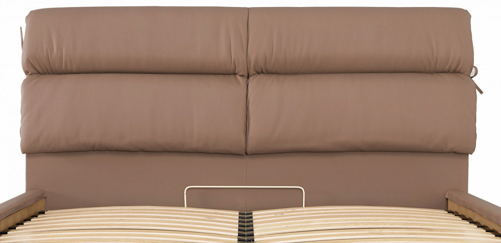 Кровать Двуспальная Edinburgh Comfort 180 х 200 см Fly 2213 С подъемным механизмом и нишей для белья Светло-коричневый Днепр - изображение 14