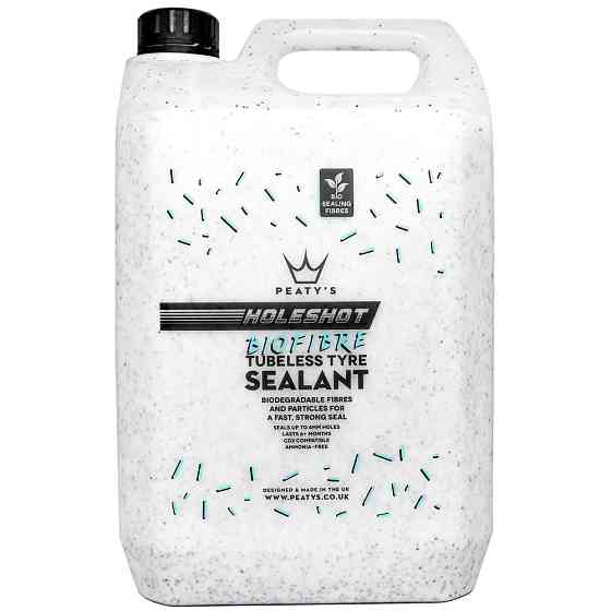 Герметик бескамерный Peaty&apos;s Holeshot BioFibre Tubeless Tyre Sealant, 25L Київ