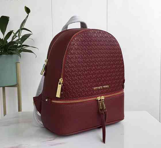 Женский рюкзак Michael Kors Rhea Zip G Bordeaux Lux Киев