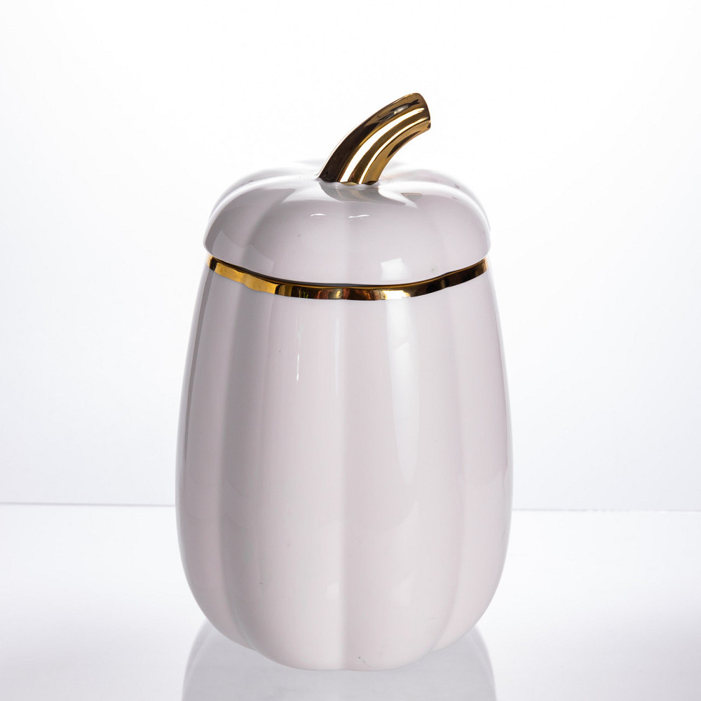 Yiwu Банка для зберігання Гарбуз порцелянова 3.8 л з кришкою HP-26-3 Коломия - фото 2