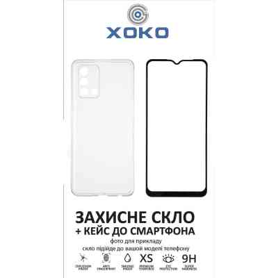 Чохол до мобільного телефона XoKo Ultra Thin Air + Glass Full Cover Ultra-Thin Realme C11 (2021) Black (XK-CS-ULT-RL-C11) Вінниця