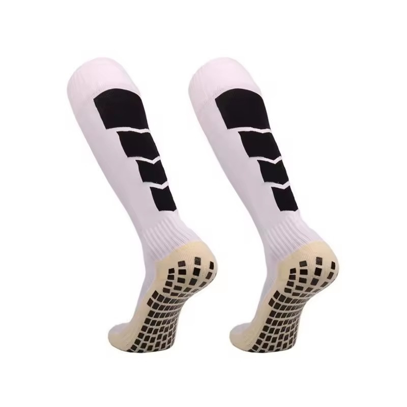 Гетры футбольные с антискользящим покрытием на подошве CZST-319 белые,размер S Каменец-Подольский - изображение 1