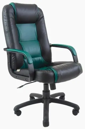 Офісне Крісло Керівника Richman Chelsea Zeus Deluxe Пластік Річ М1 Tilt Чорно-зелений Київ