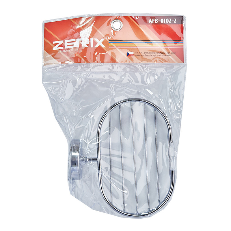 Мыльница настенная (металлическая решетка) глубокая Zerix AFB-0102-2 (ZX5060) Киев - изображение 2