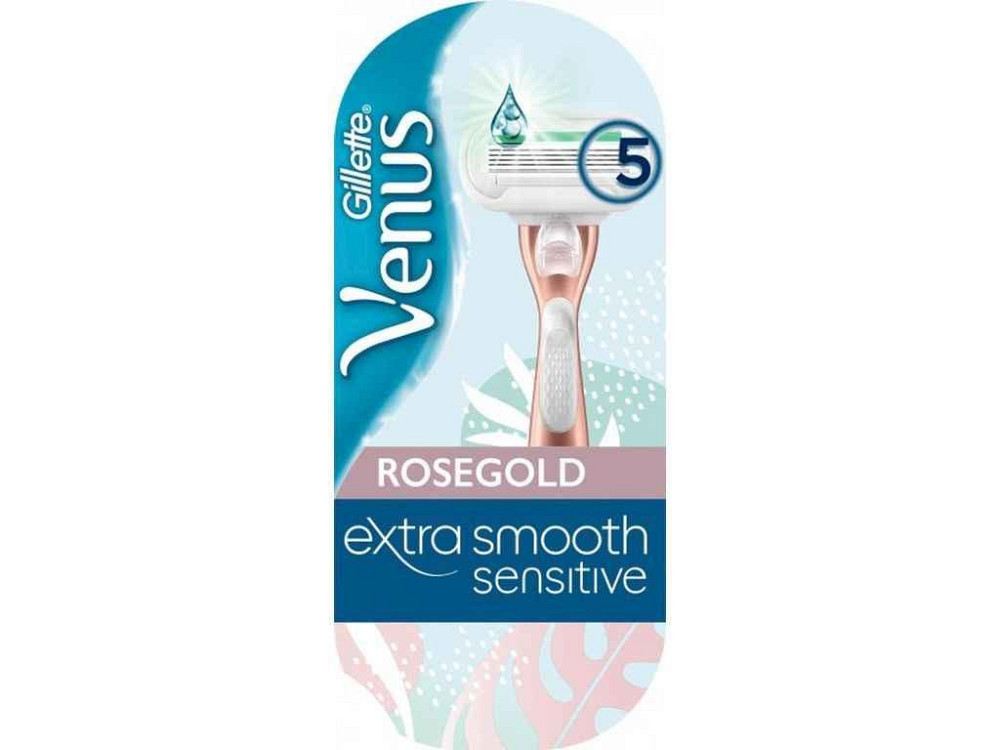 Бритва Extra Smooth Sensitive з 1 змінним картриджем RoseGold ТМ Venus   Solmir Київ - фото 1
