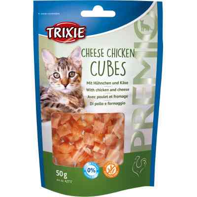 Ласощі для котів Trixie Premio Cheese Chicken Cubes сирно-курячі кубики 50 г (4011905427171) Вінниця