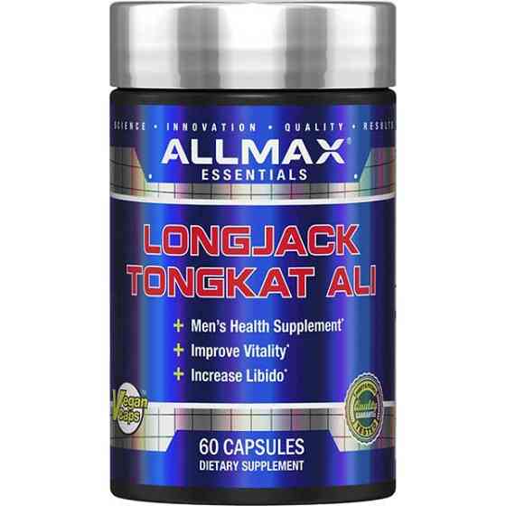 Репродуктивне здоров'я чоловіків AllMax Longjack Tongkat Ali, 60 Capsules Луцьк