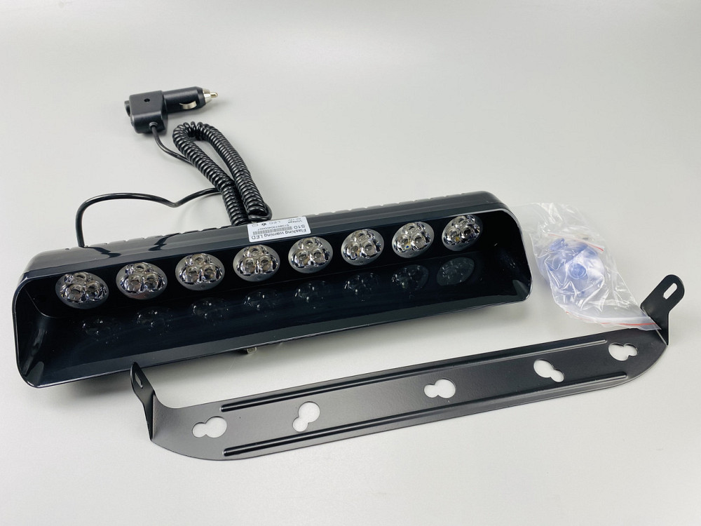 Маячок проблисковий S10 стробоскоп автомобільний 9-80V 24 led діодів помаранчевий спалах, стробоскоп під скло Мукачево - фото 6