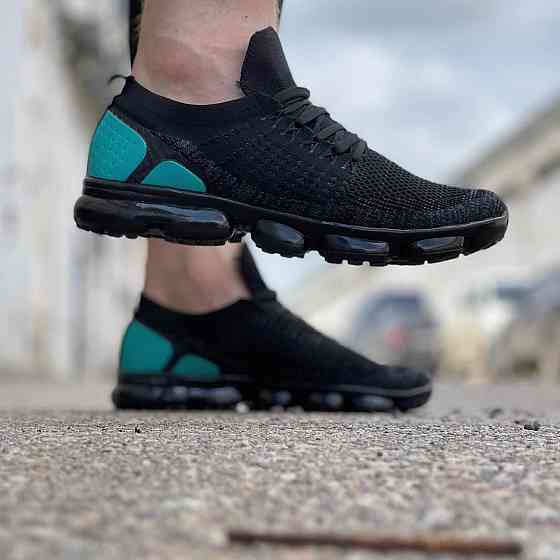 Кросівки в стилі N!ke VaporMax Чорні Чоловічі Чорні (розміри: 42) - 801 Дніпро