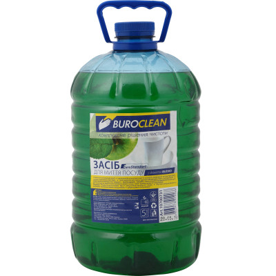 Засіб для ручного миття посуду Buroclean EuroStandart яблуко 5 л (4823078912268) Вінниця - фото 1