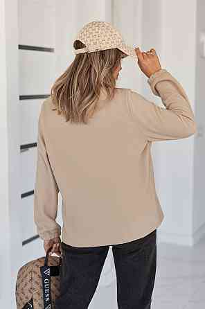 Флісова жіноча кофта на блискавці "Jacket" | Батал Бежевий, 54-56 Київ