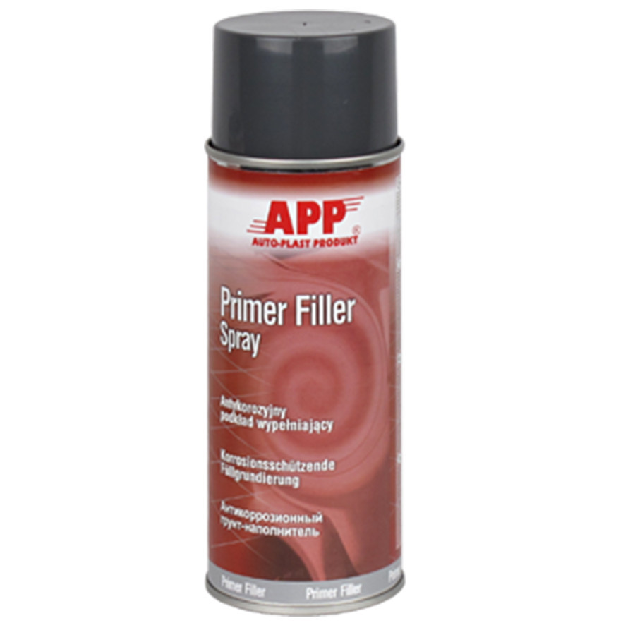 Грунт антикорозійний аерозольний "Primer Filler Spray" світло сірий 400мл APP, 020721 Вінниця - фото 1