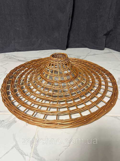 Лампа плетена плоска плітна Київ - фото 7