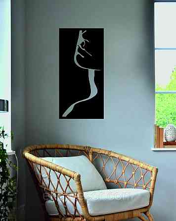 Декоративное настенное Панно «Силуэт женщины», Декор на стену Киев