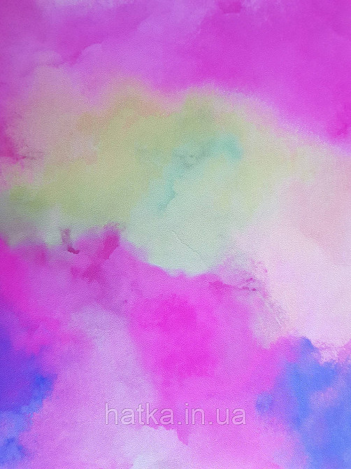 Шпалери флізелінові Decoprint Good Vibes 0.53х10 м дитячі молодіжні абстракція хмари рожеві жовті блакитні Київ - фото 2